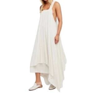 Free People Beach Ivory Double Trouble Maxi Dress in Size L
